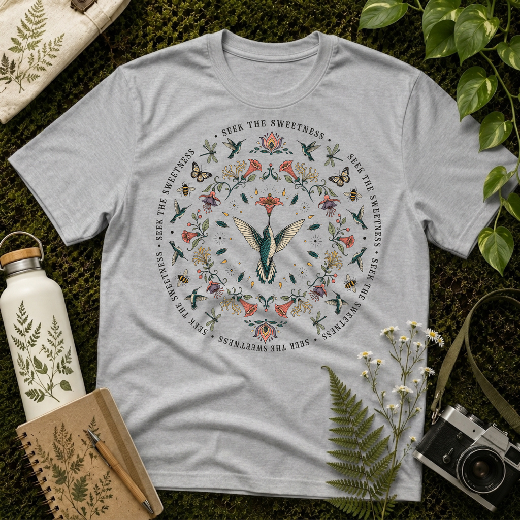 Hummingbird Sweet Mandala Tee