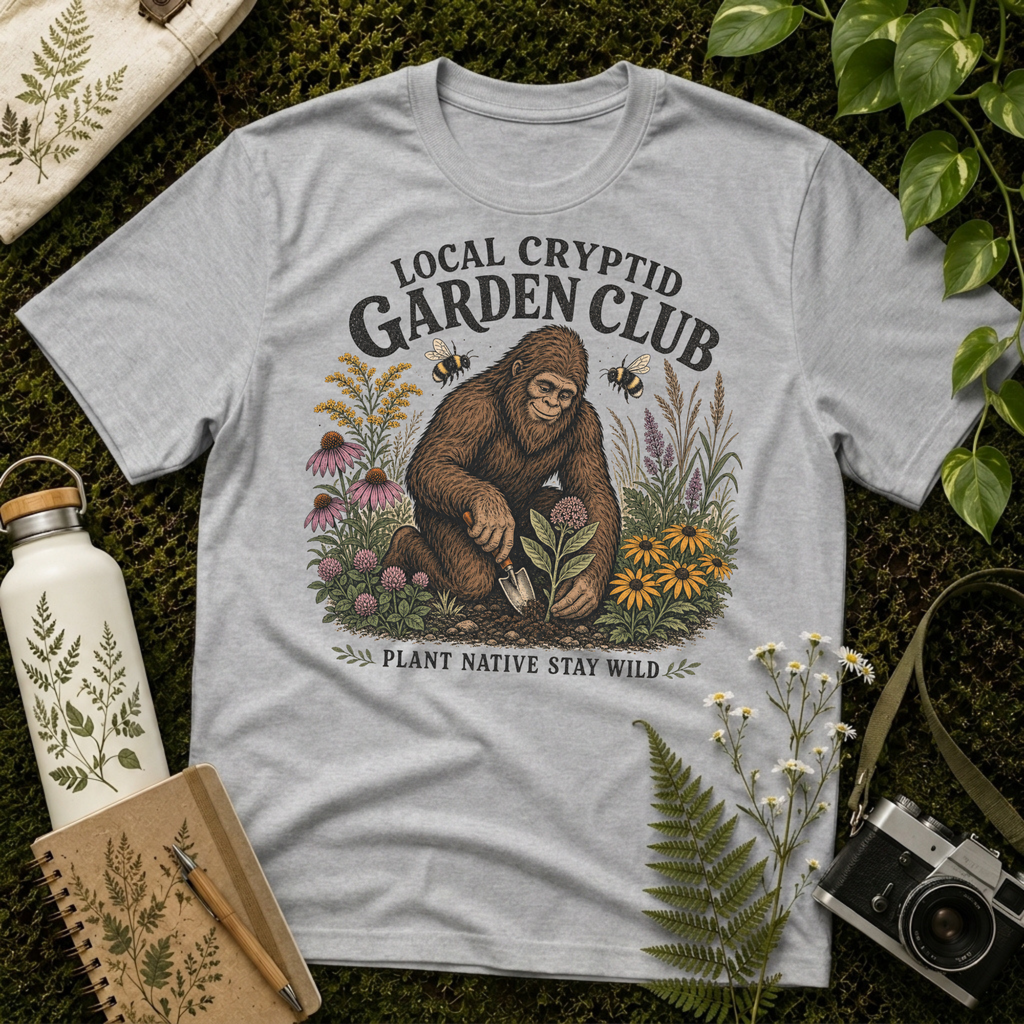 Local Cryptid Garden Club Tee