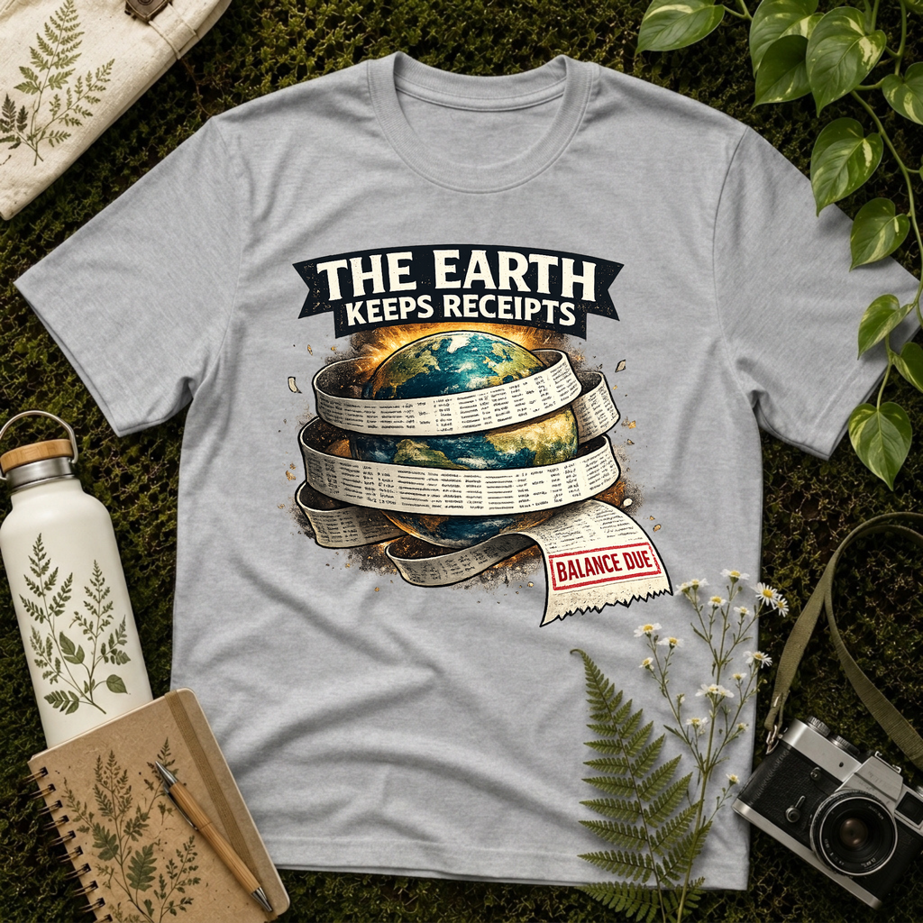 Earth Keeps Receipts Tee