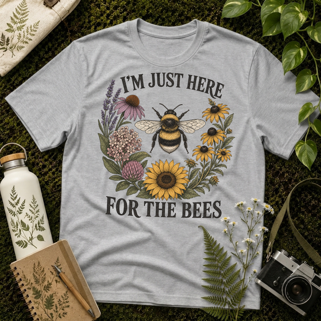 I'm Just Here For The Bees Tee