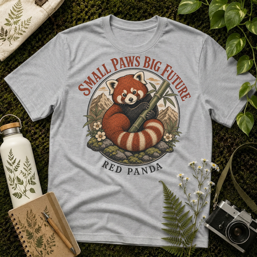 Small Paws Red Panda Tee