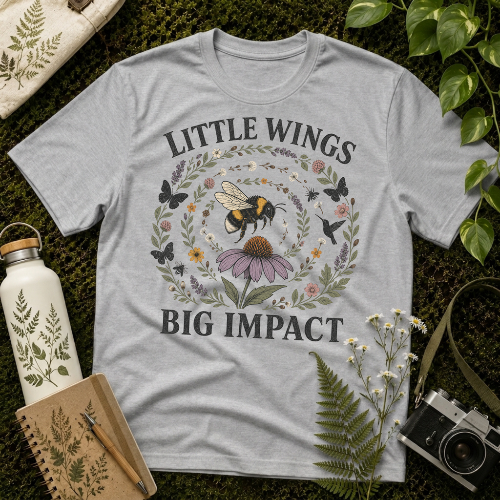 Little Wings Big Impact Spiral Tee