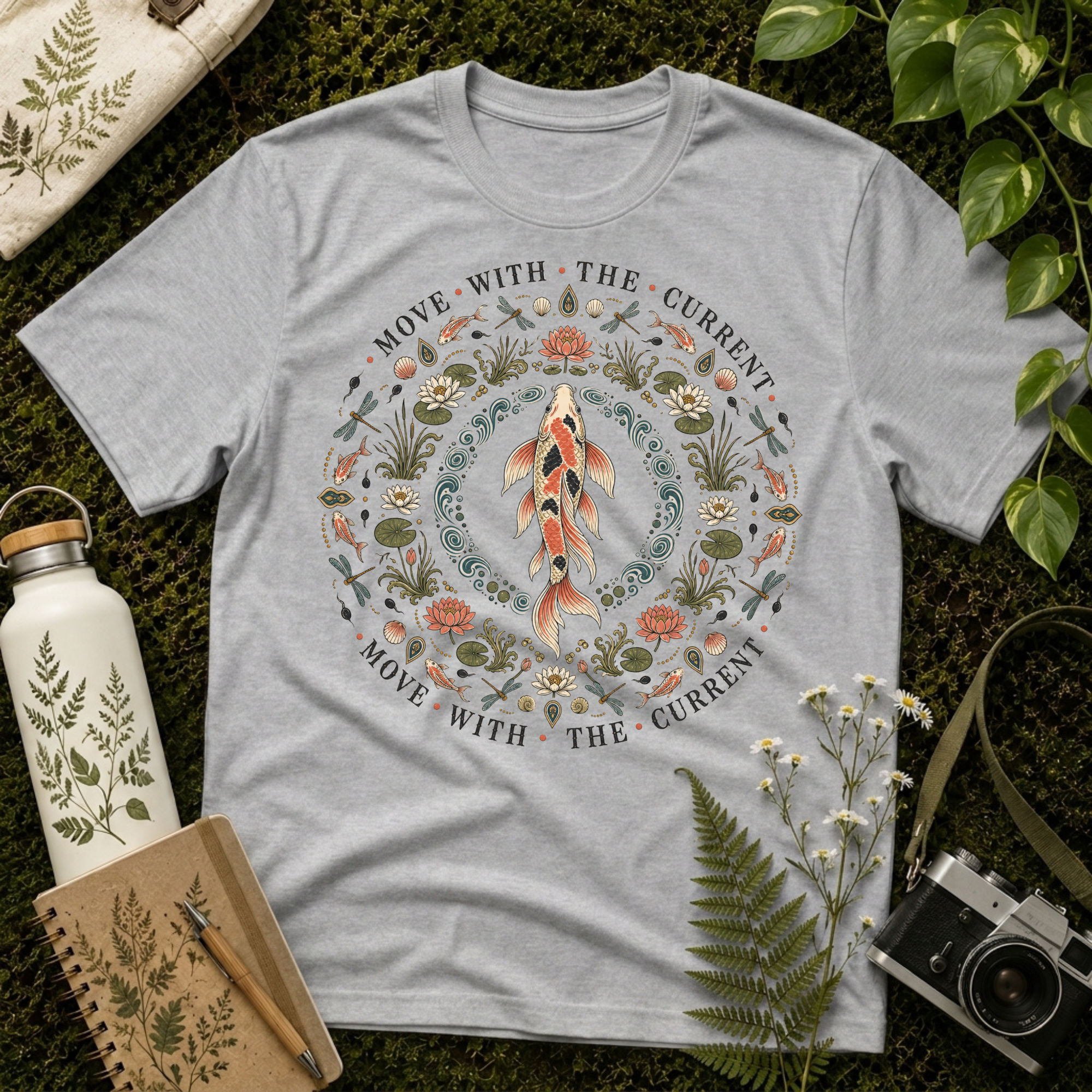 Koi Move Mandala Tee