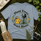 Plant Trees Start Riots Watering Can Tee