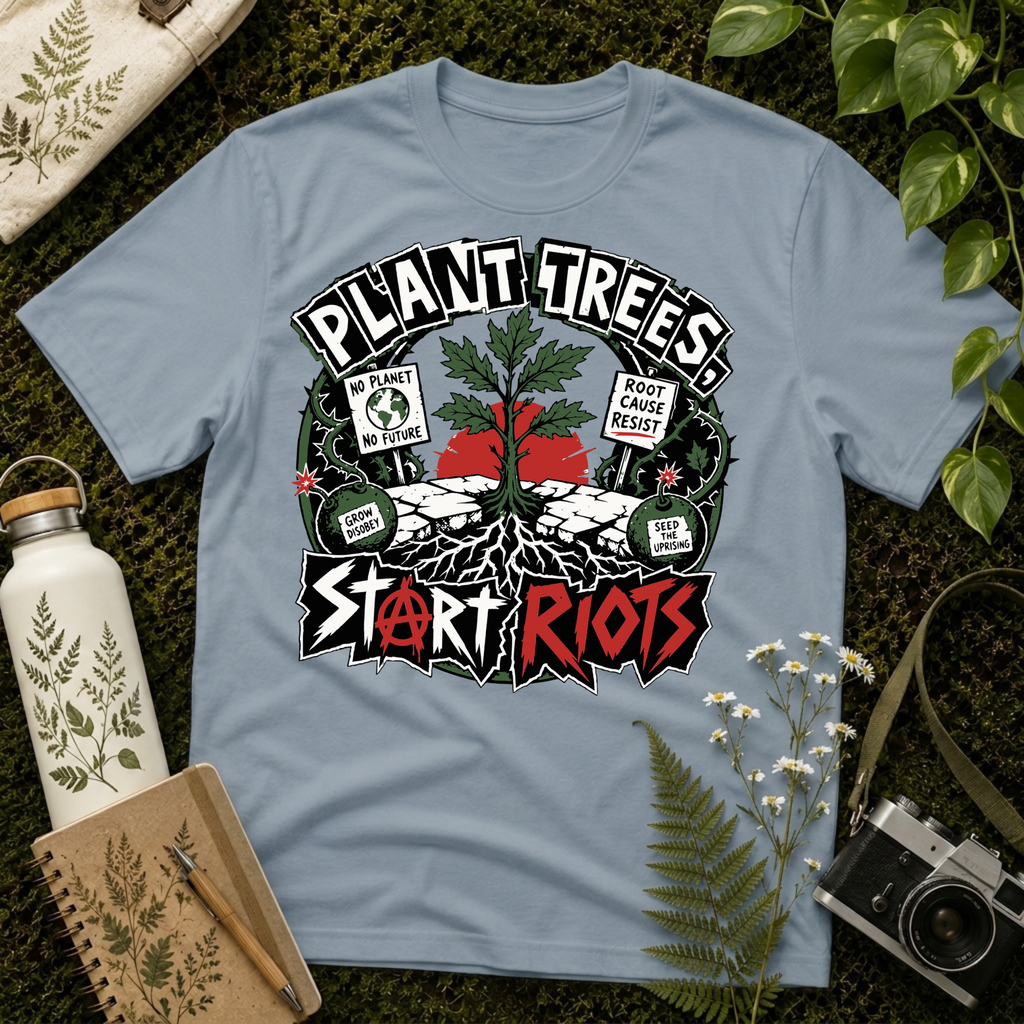Plant Trees Start Riots Ransom Tee