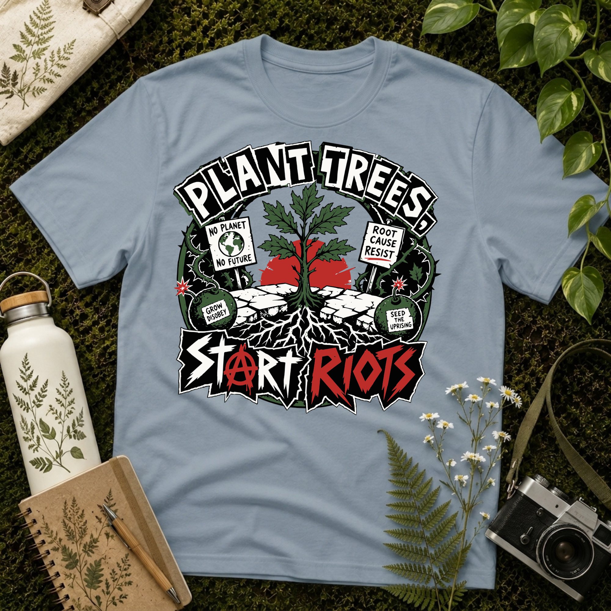 Plant Trees Start Riots Ransom Tee