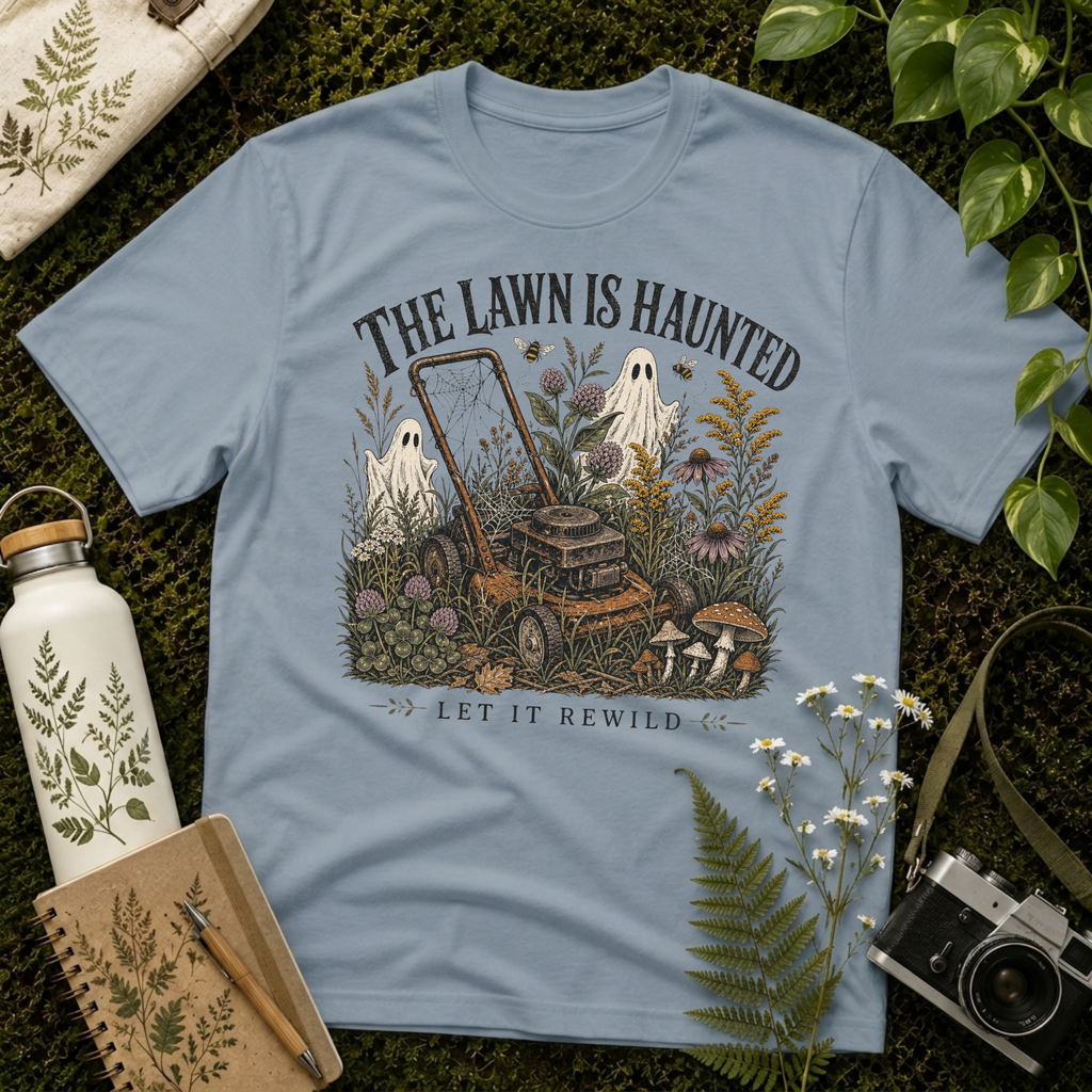 The Lawn Is Haunted Tee
