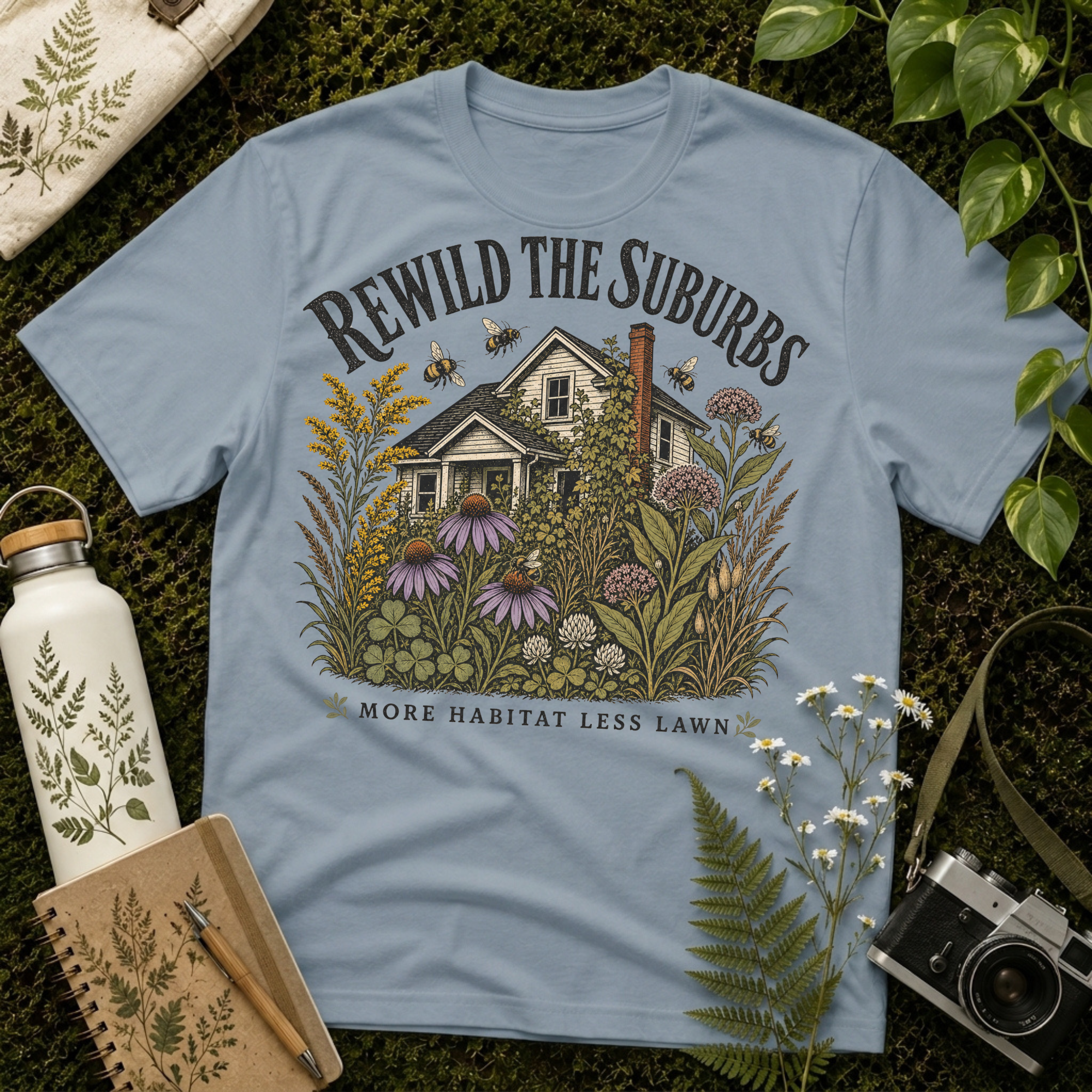 Rewild The Suburbs Tee