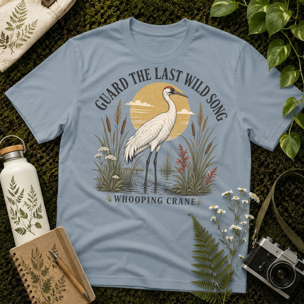 Whooping Crane Guard The Song Tee