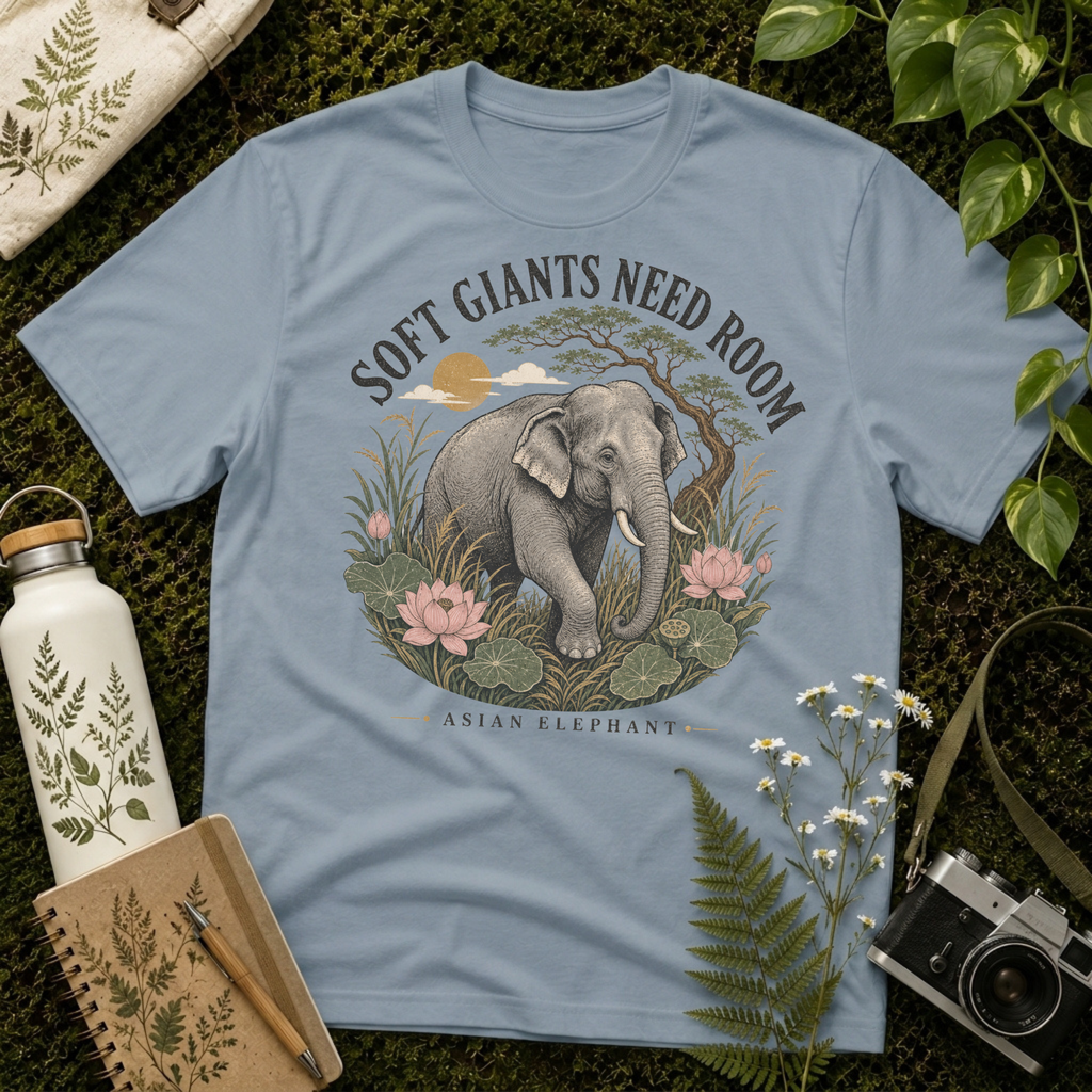 Asian Elephant Soft Giants Tee