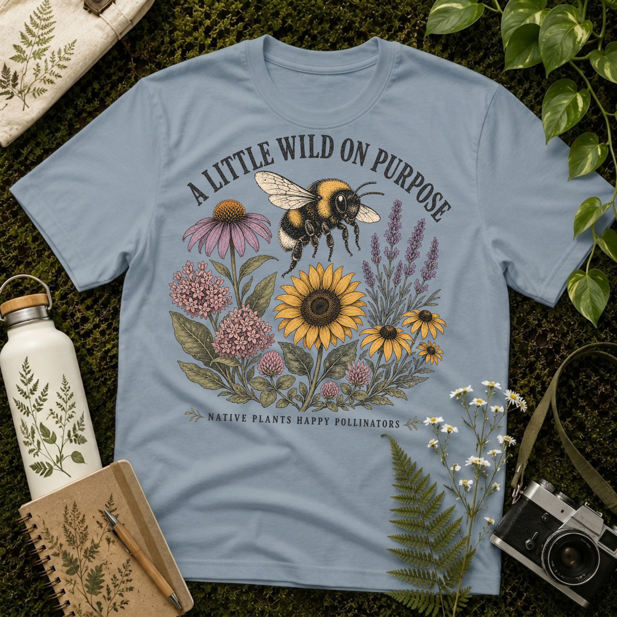 A Little Wild Big Bee Tee