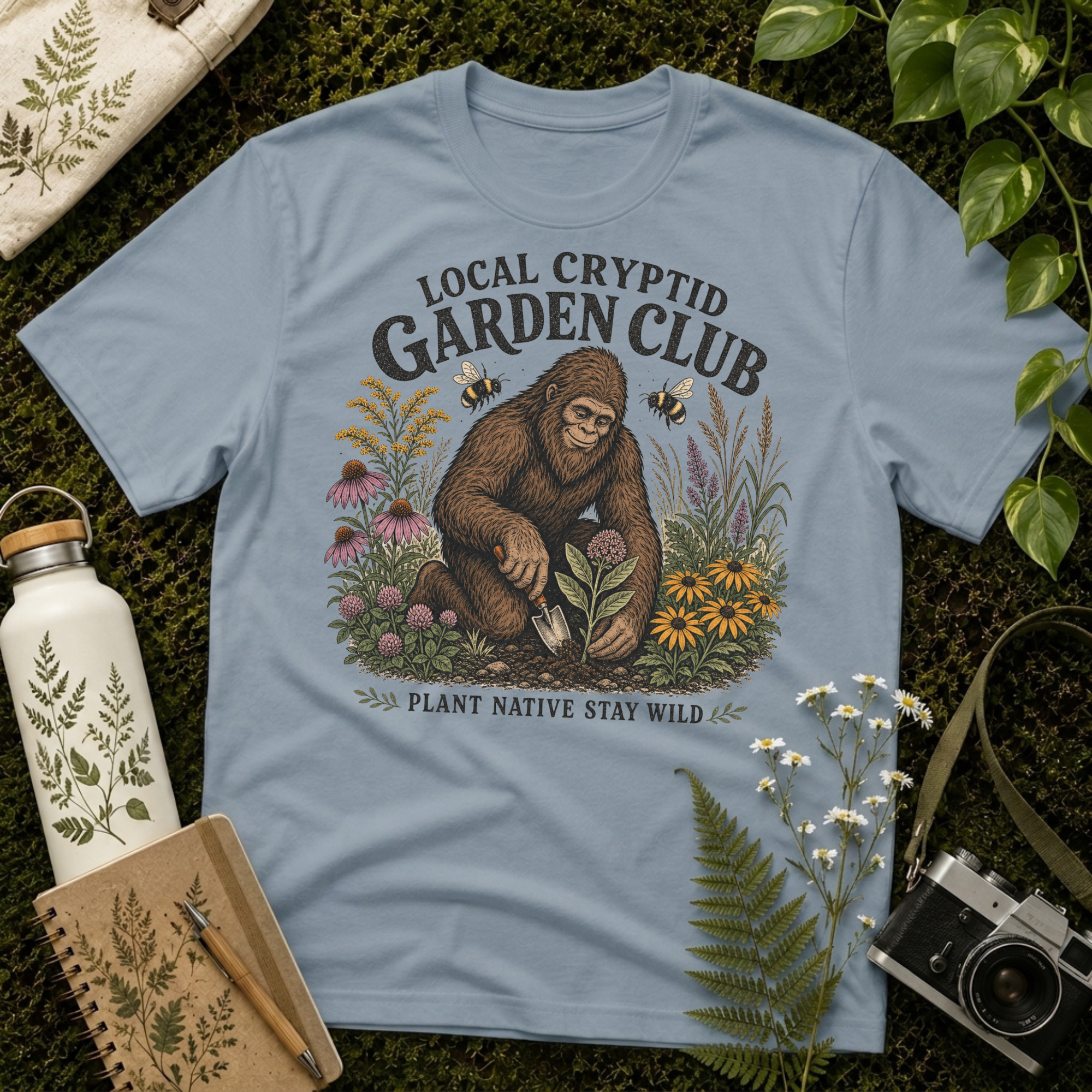 Local Cryptid Garden Club Tee
