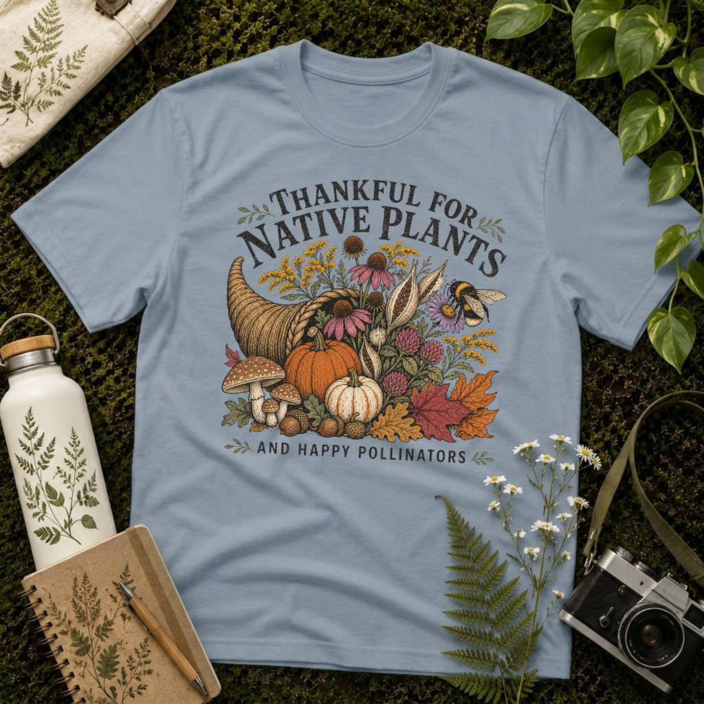 Thankful For Native Plants Tee