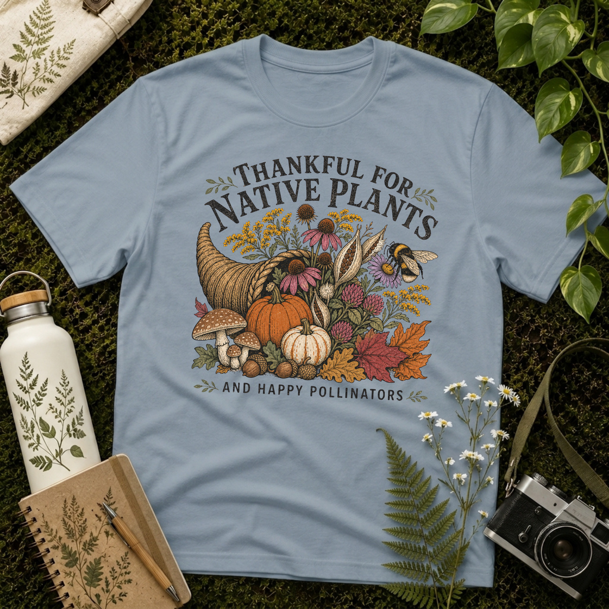 Thankful For Native Plants Tee