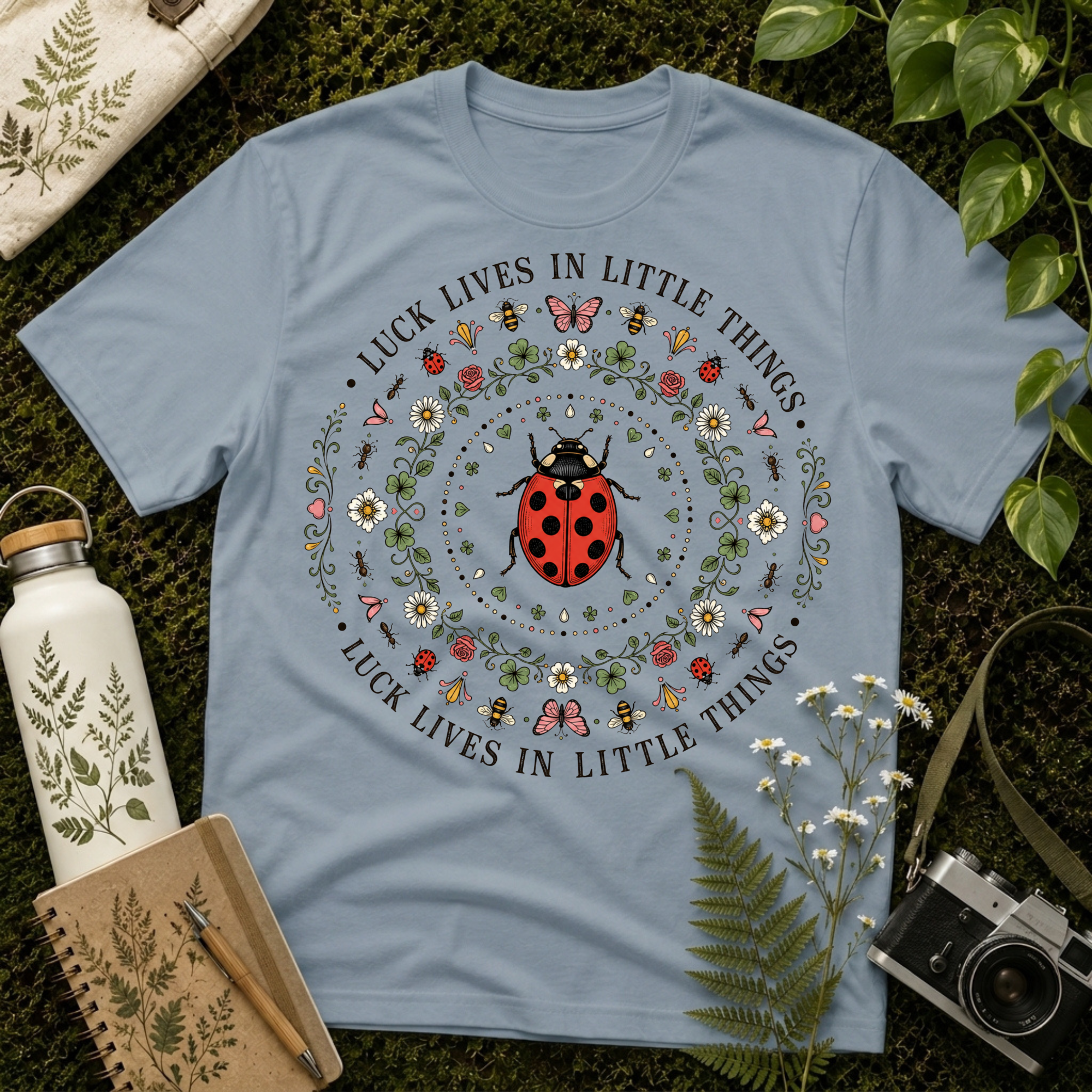 Luck Lives in Little Things Tee