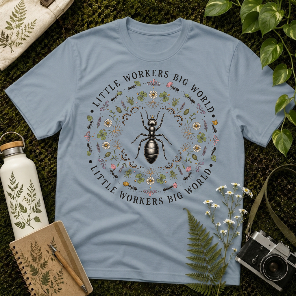 Little Workers Ant Mandala Tee