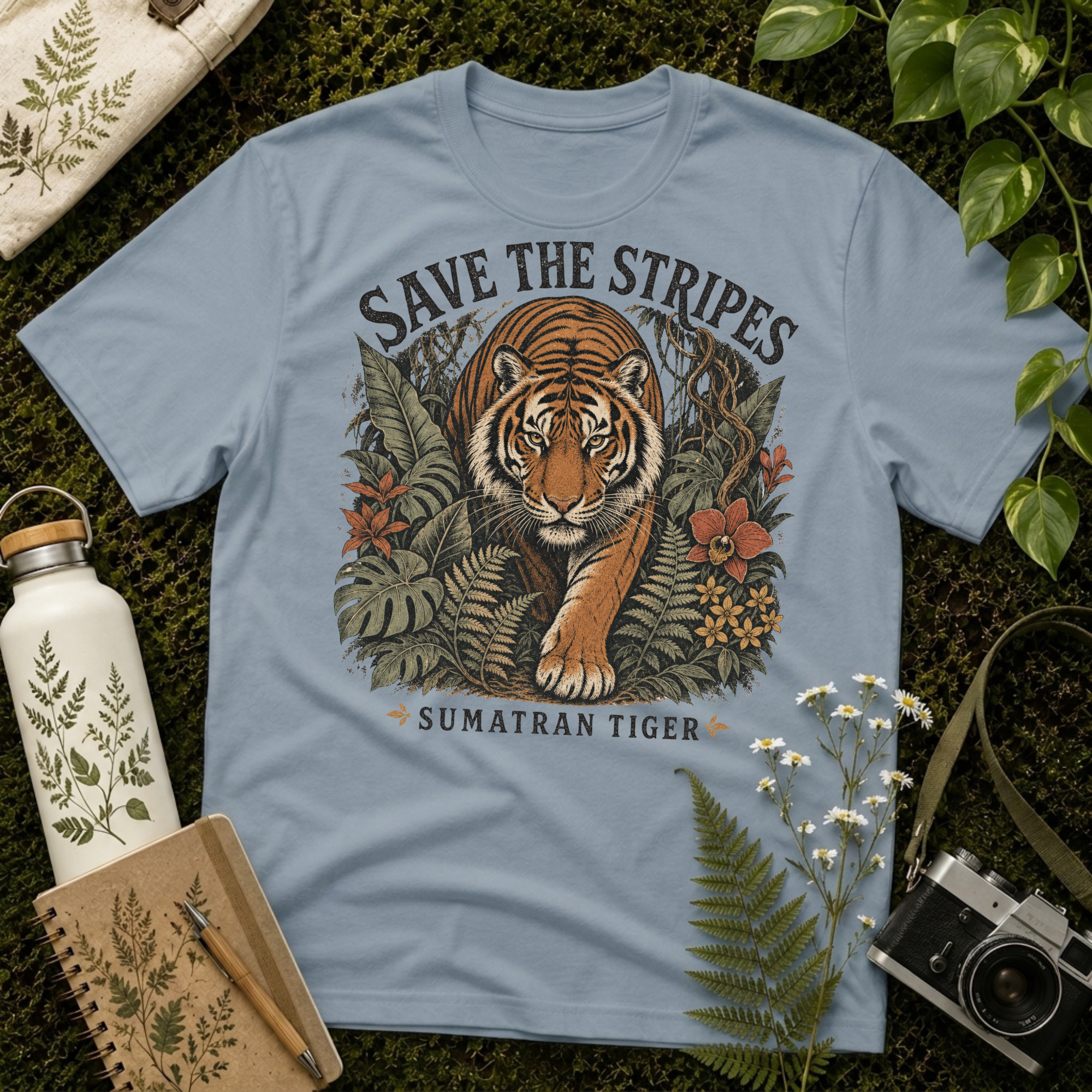 Sumatran Tiger Save The Stripes Tee