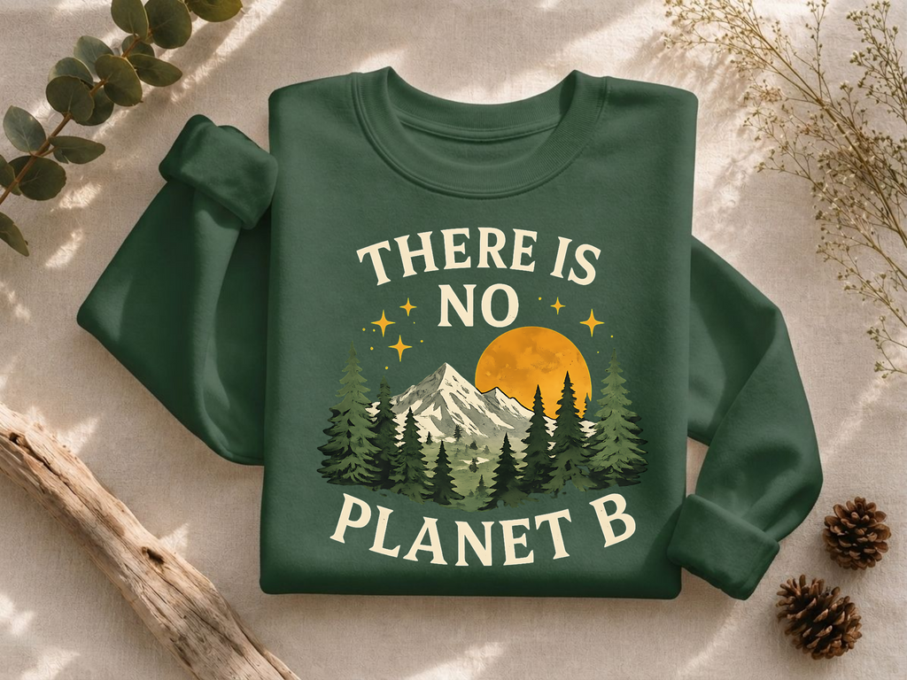There IS No Planet B Stars Crewneck Sweatshirt