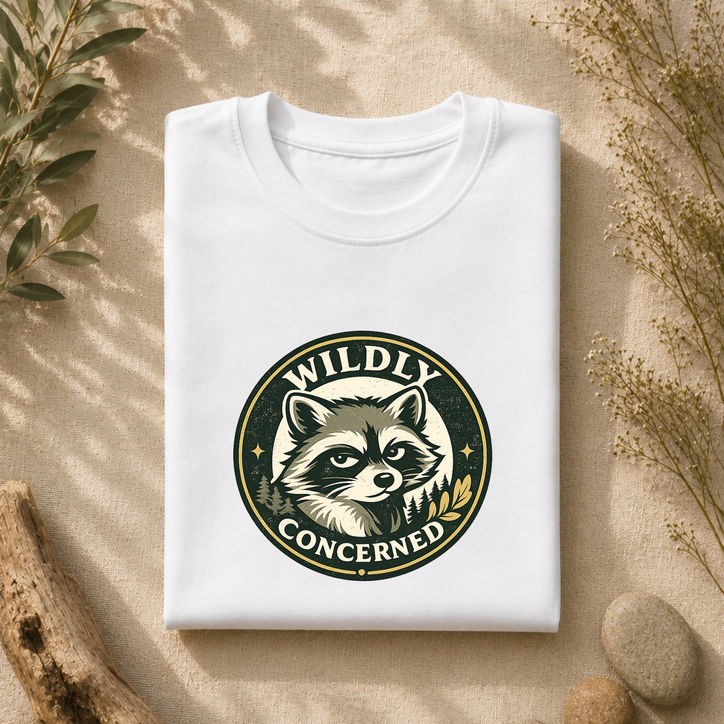 Wildly Concerned Large Brand Logo Tee