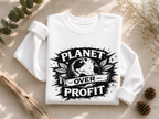 Planet Over Profit Splat Crewneck Sweatshirt