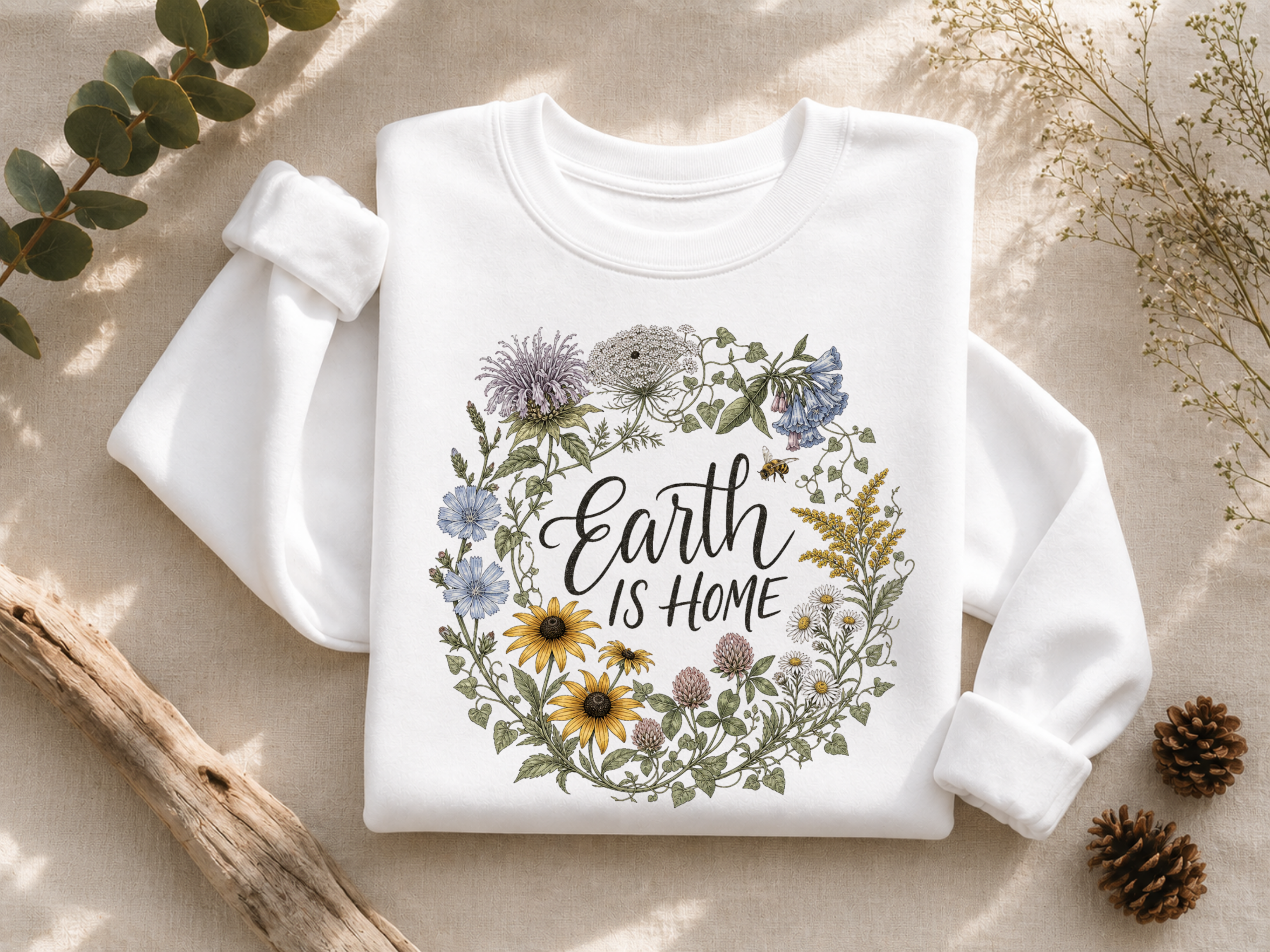 Earth Is Home Crewneck Sweatshirt