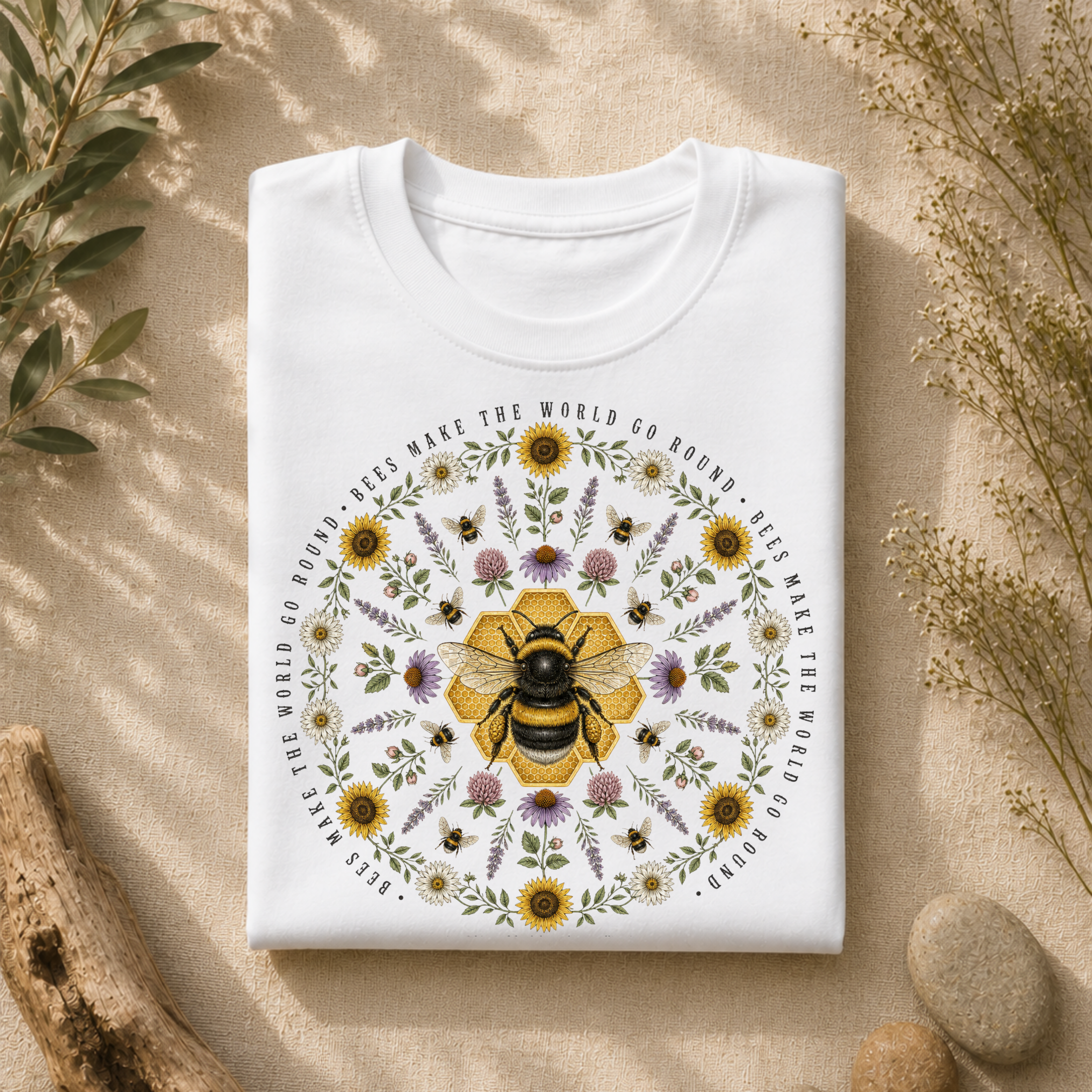 Bees Make The World Go Round Tee