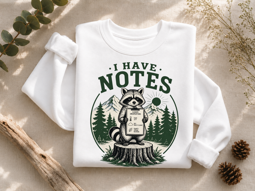 I Have Notes Stump Crewneck Sweatshirt