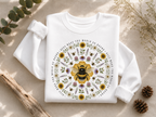 Bee Mandala Crewneck Sweatshirt
