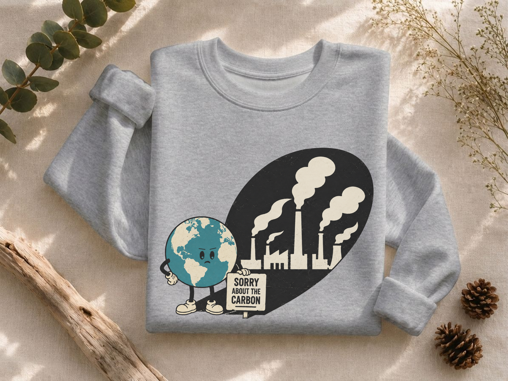 Sorry About The Carbon Shadow Crewneck Sweatshirt