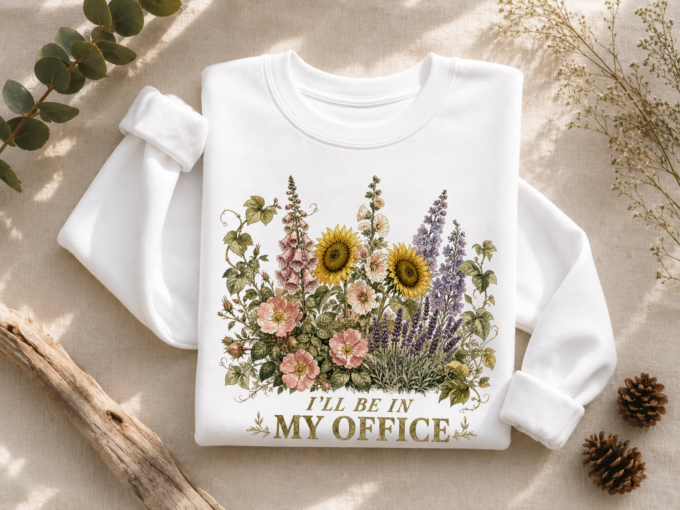 I'll Be In My Office Crewneck Sweatshirt