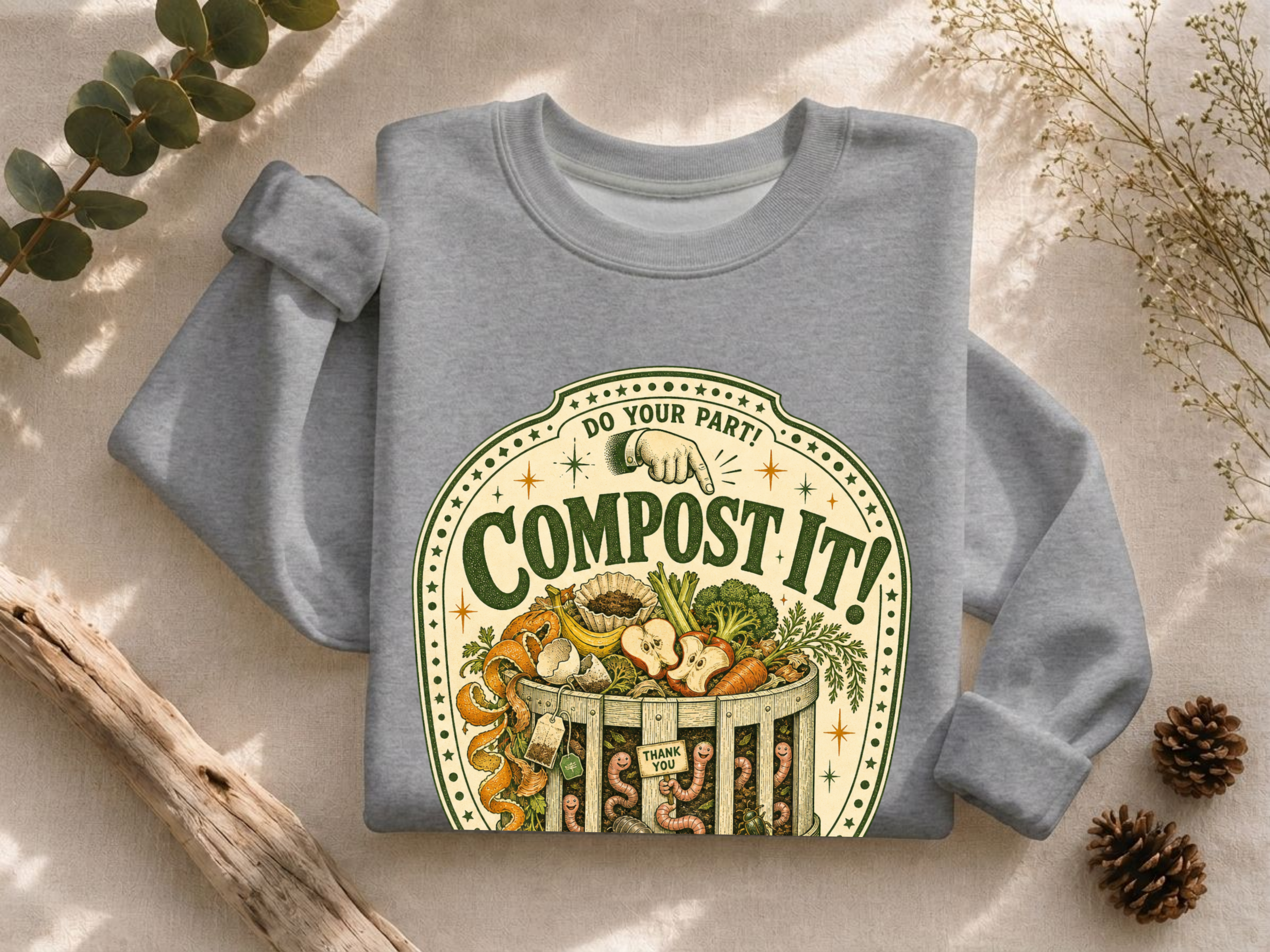 Compost It Crewneck Sweatshirt