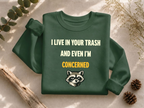 Even I'm Concerned Face Crewneck Sweatshirt