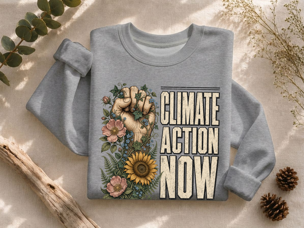 Climate Action Now Crewneck Sweatshirt