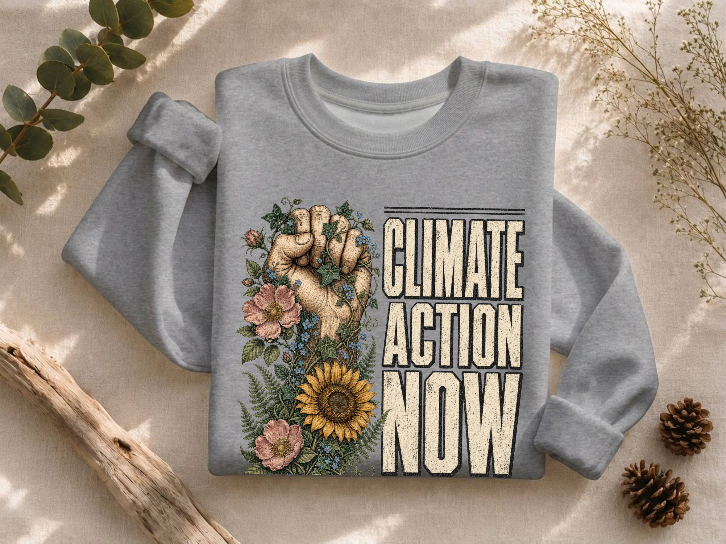 Climate Action Now Crewneck Sweatshirt