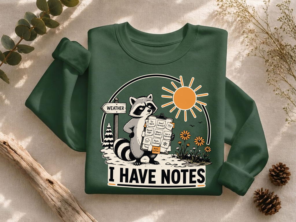 I Have Notes Sun Crewneck Sweatshirt