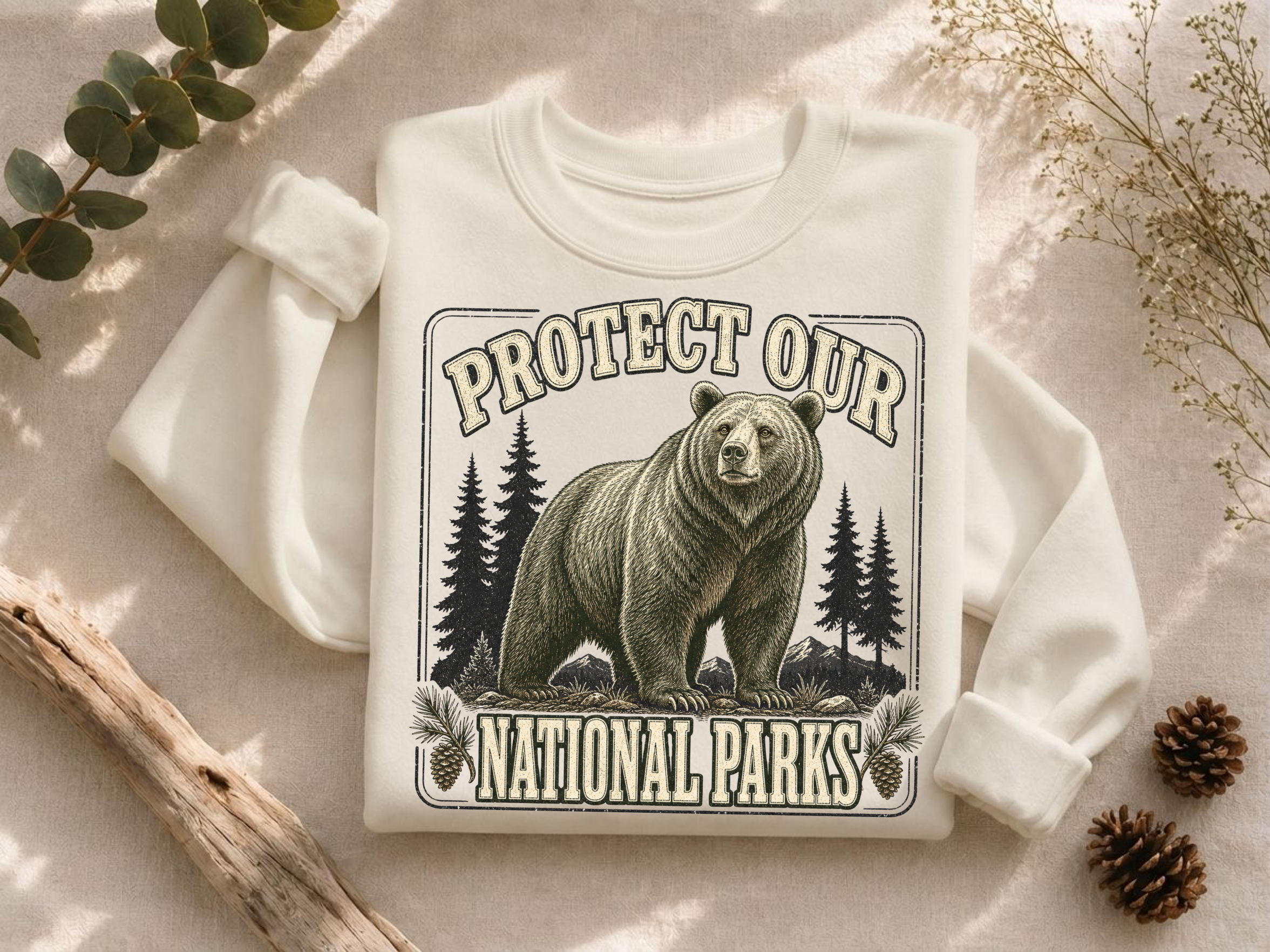 Protect Our National Parks Crewneck Sweatshirt