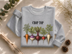 Crop Top Crewneck Sweatshirt