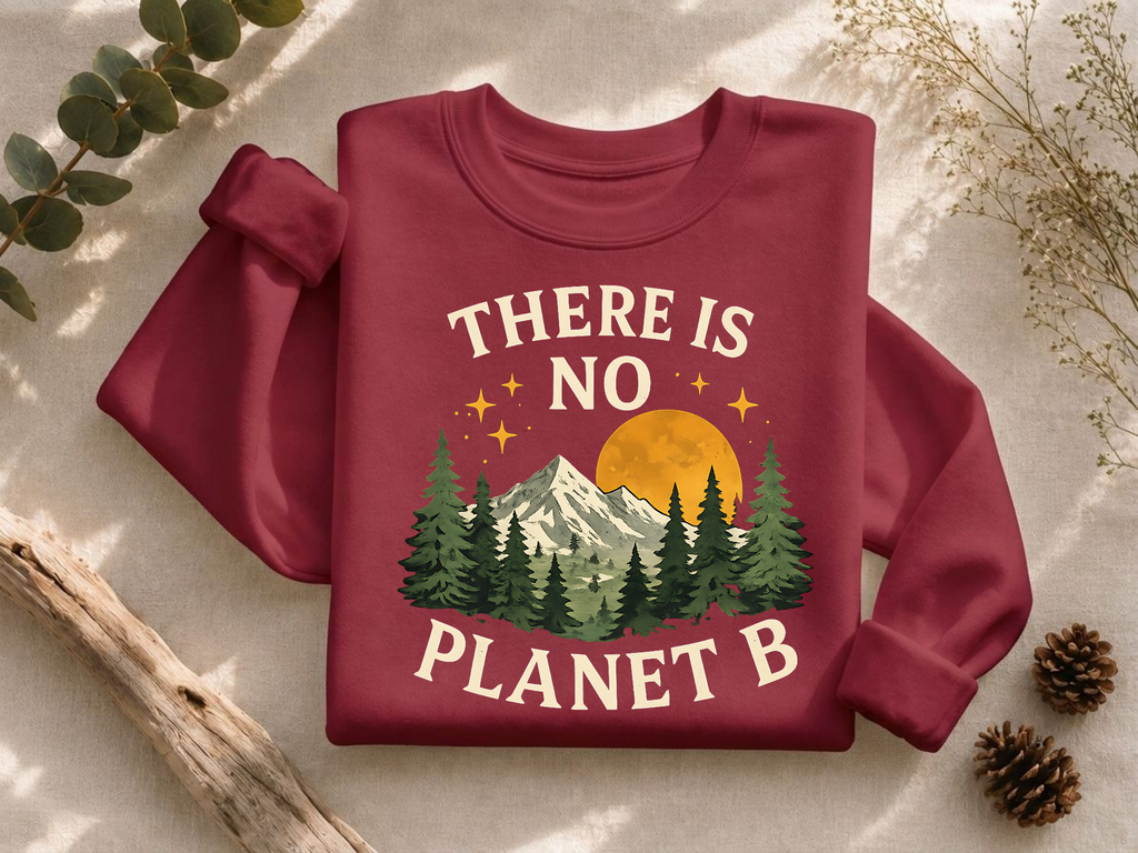 There IS No Planet B Stars Crewneck Sweatshirt