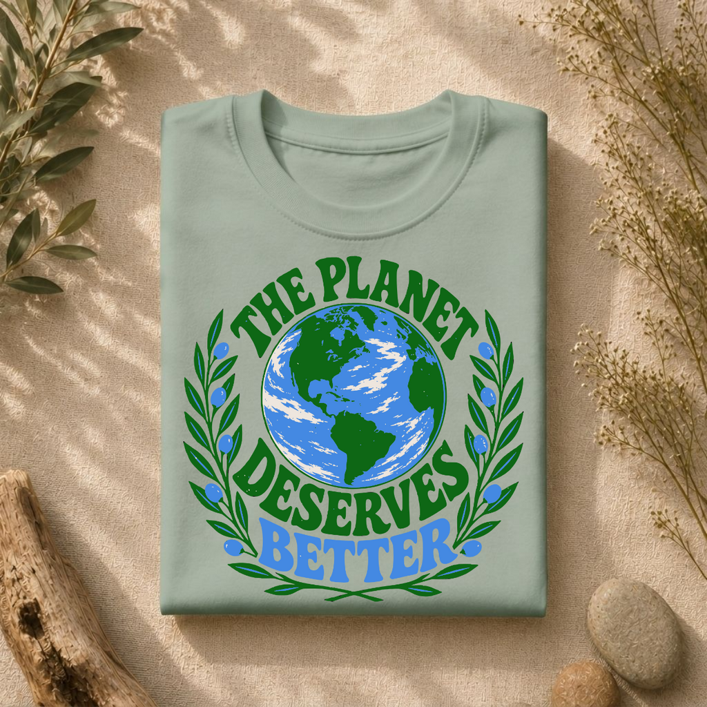 The Planet Deserves Better B+G Tee