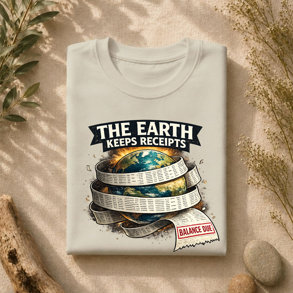 Earth Keeps Receipts Tee