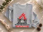 Burn the System Dollar Crewneck Sweatshirt