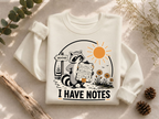 I Have Notes Sun Crewneck Sweatshirt