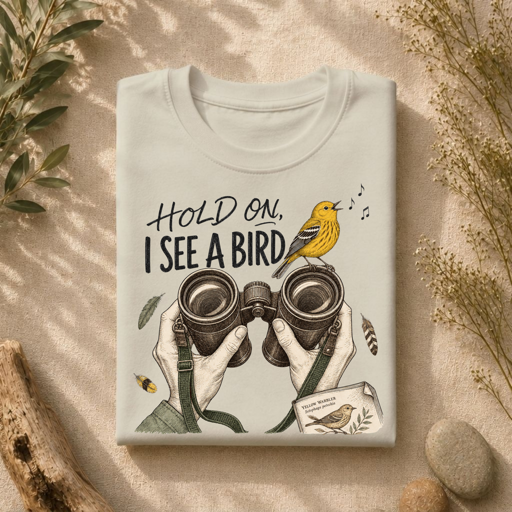 Hold On I See A Bird Tee