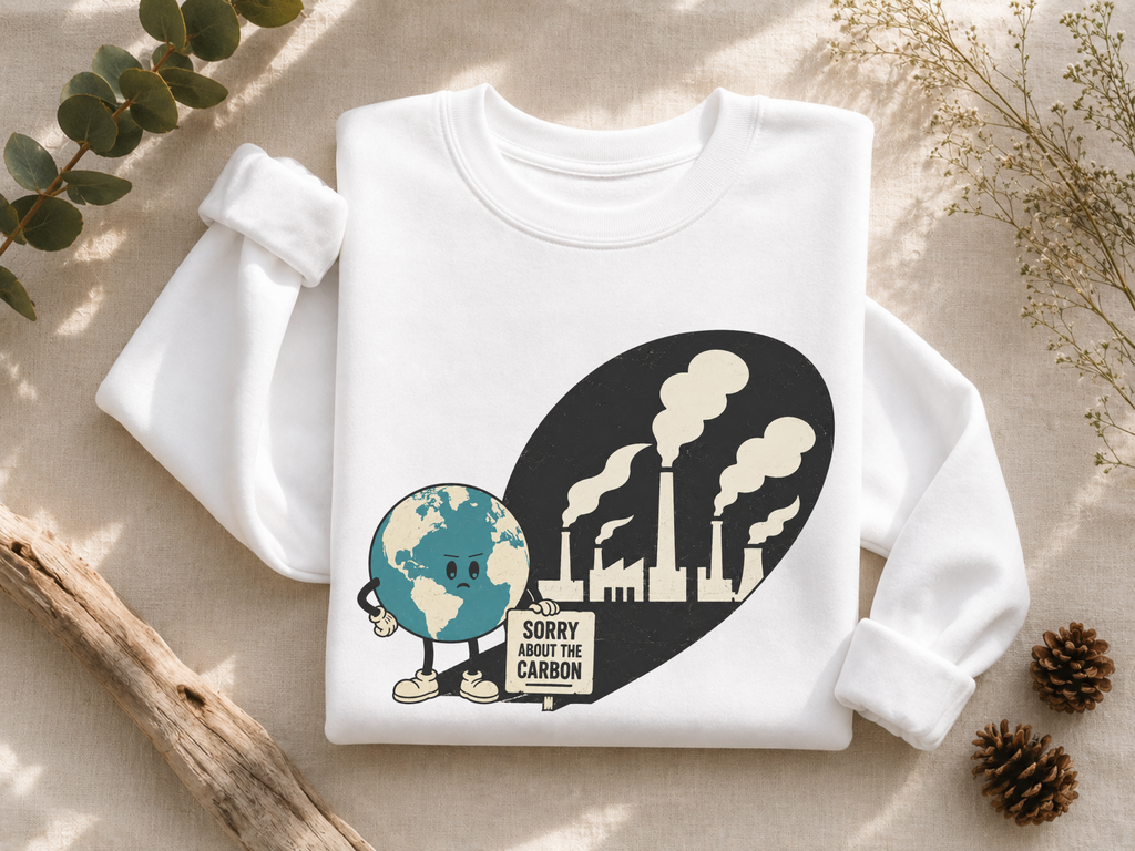Sorry About The Carbon Shadow Crewneck Sweatshirt