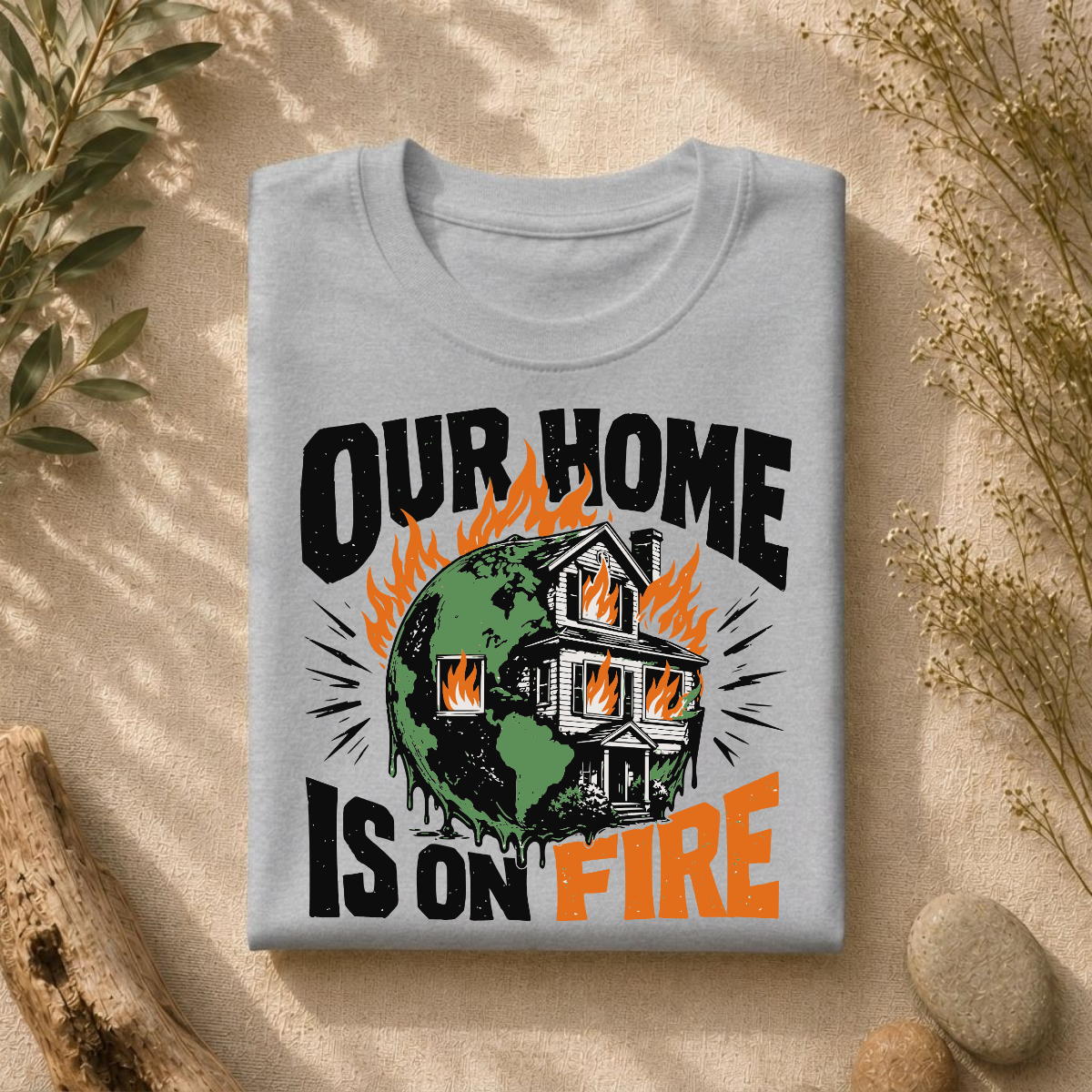 Our Home Is On Fire Tee