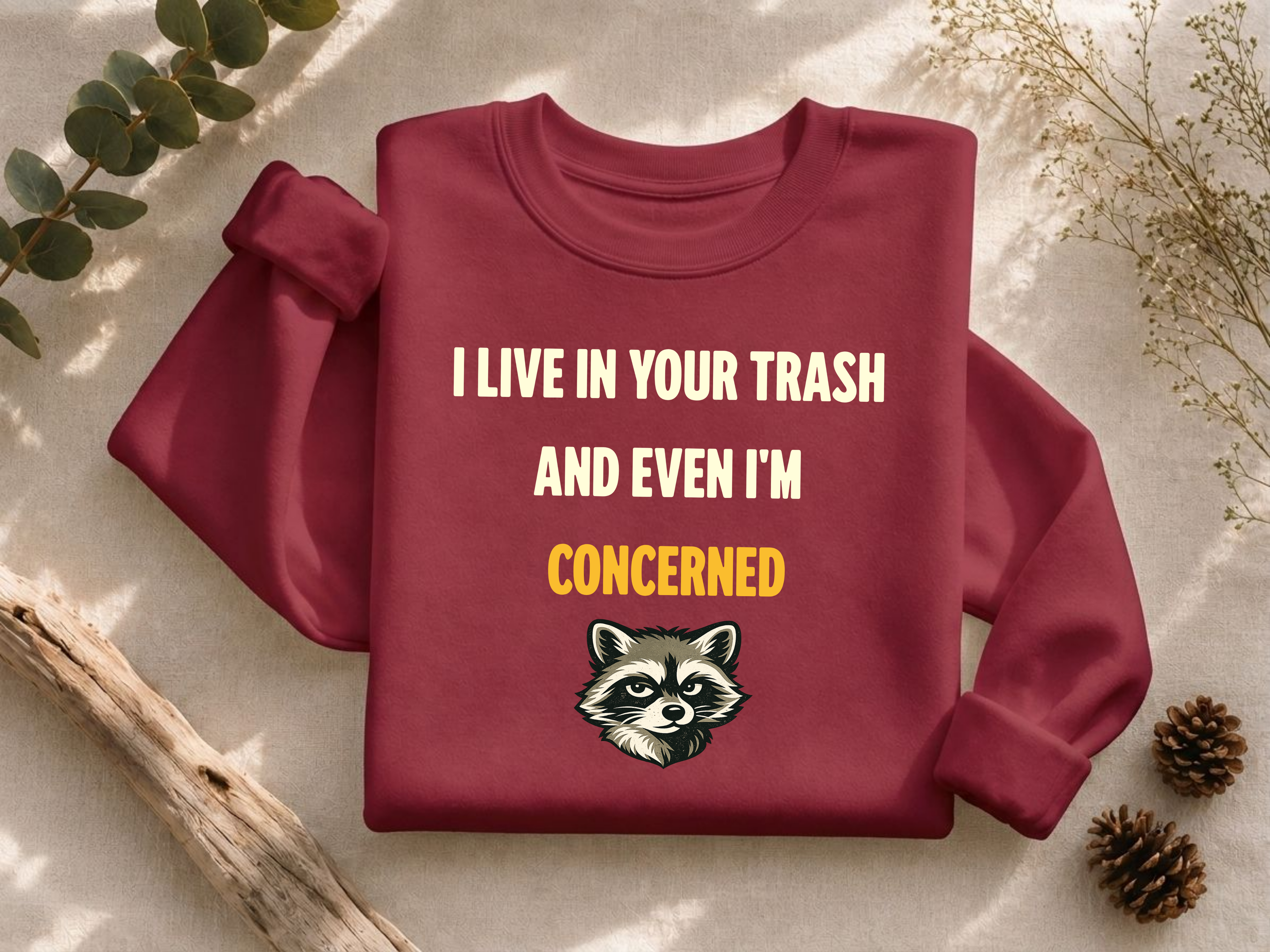 Even I'm Concerned Face Crewneck Sweatshirt