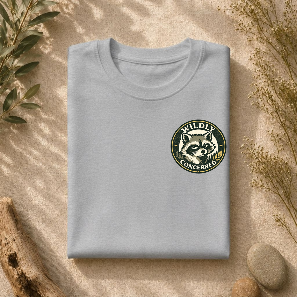 Wildly Concerned Small Brand Logo Tee