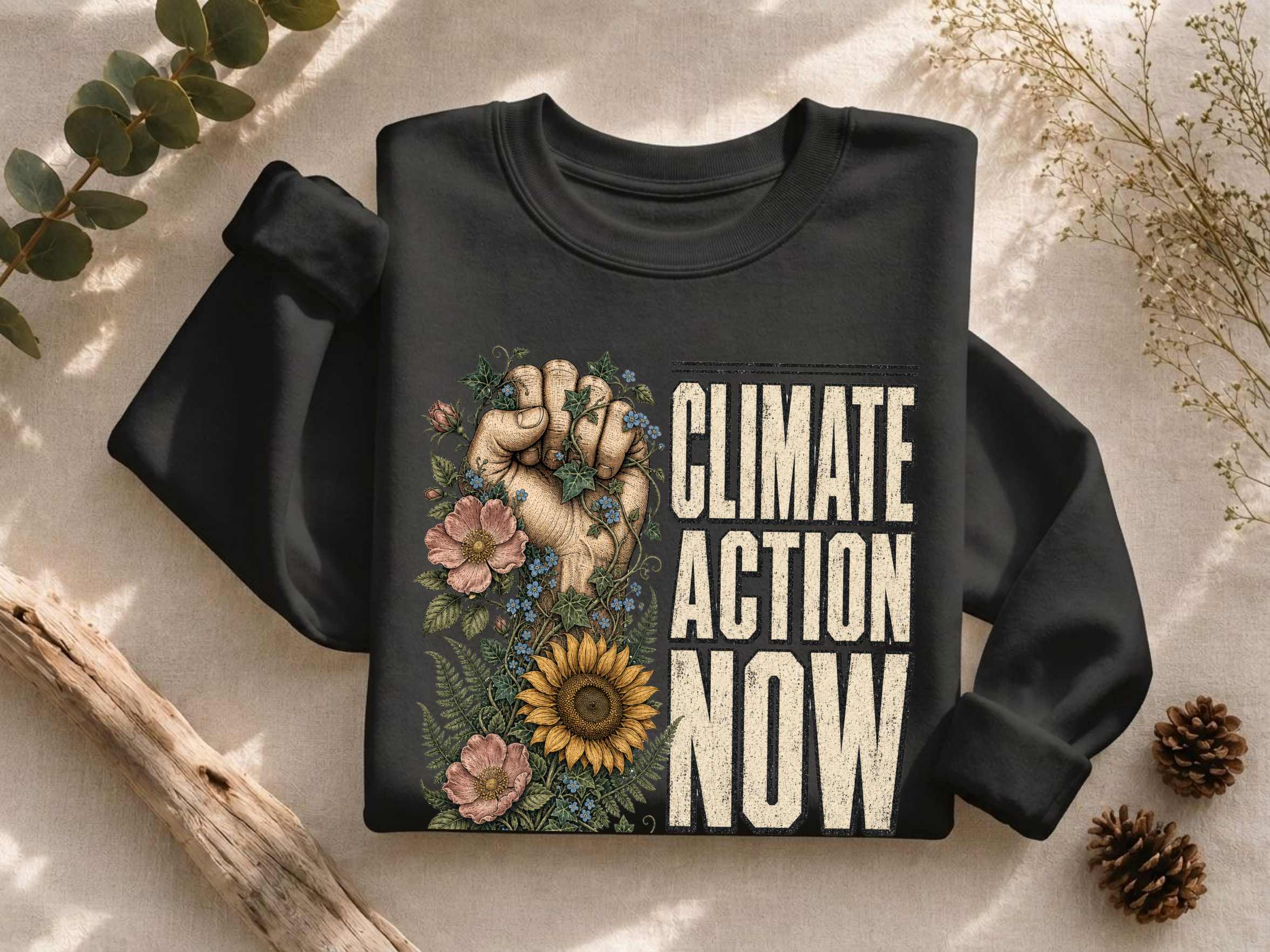 Climate Action Now Crewneck Sweatshirt