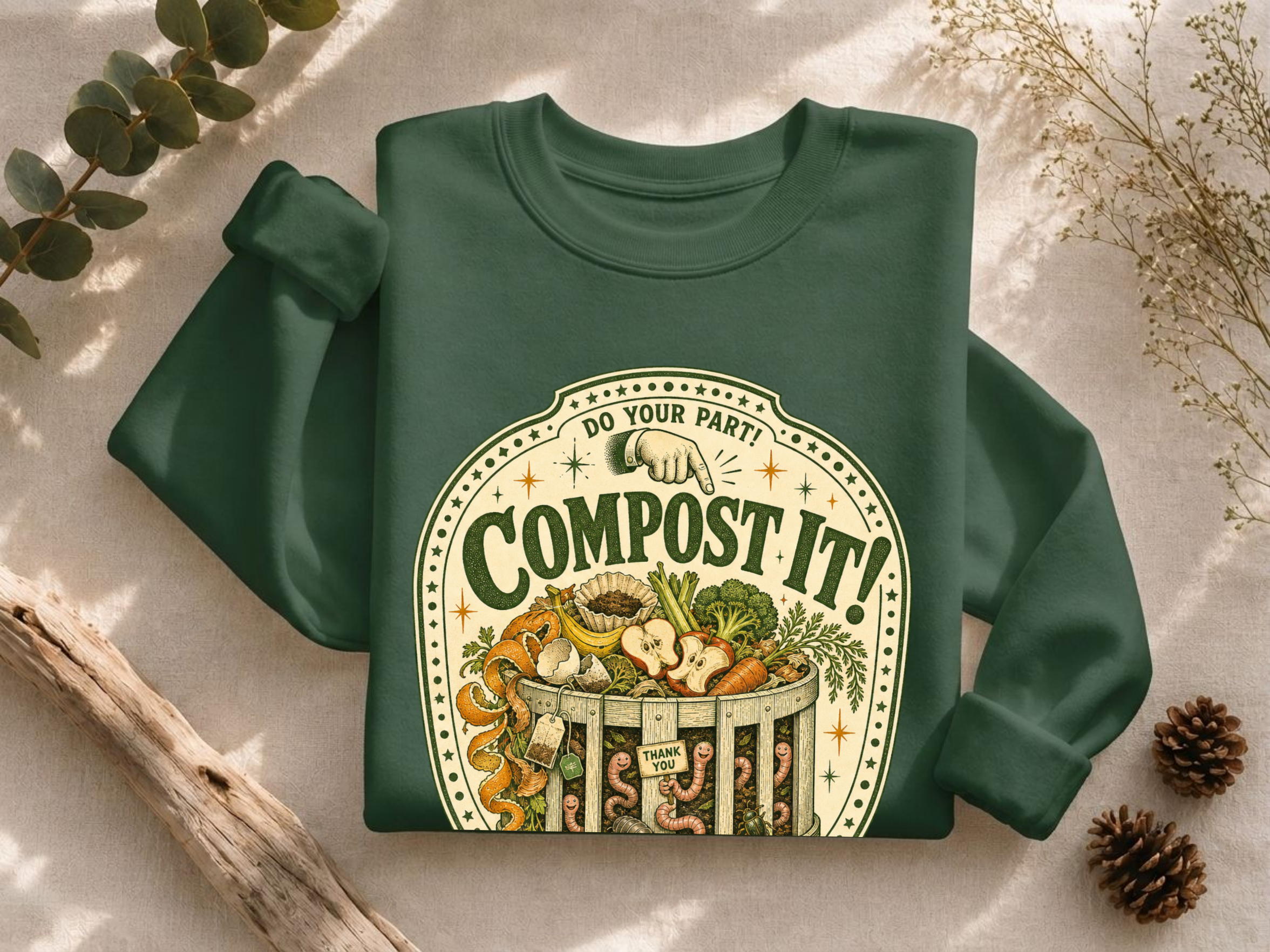 Compost It Crewneck Sweatshirt