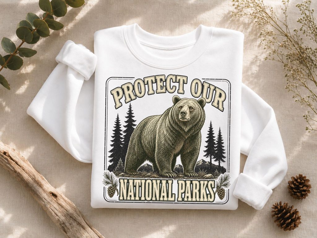 Protect Our National Parks Crewneck Sweatshirt